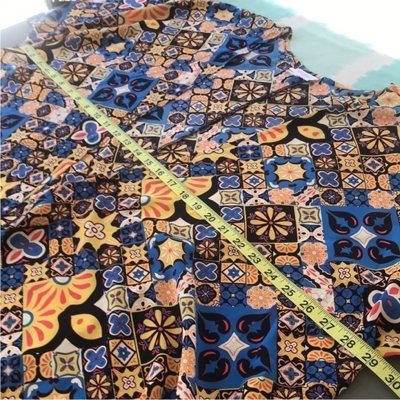 Lularoe Floral Print Lindsay Kimono Duster Open Top Cardigan - Picture 7 of 8